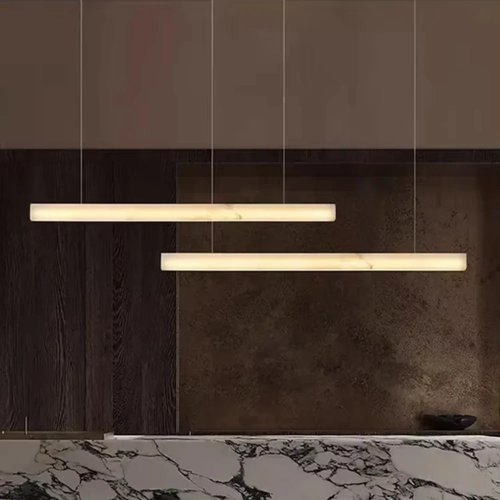 Подвесной светильник TAONUANSHU из меди и мрамора - изображение 7