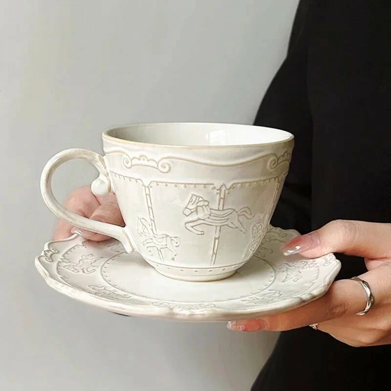Набор столовой керамической посуды белого цвета Белый, 7-inch Plate - изображение 5