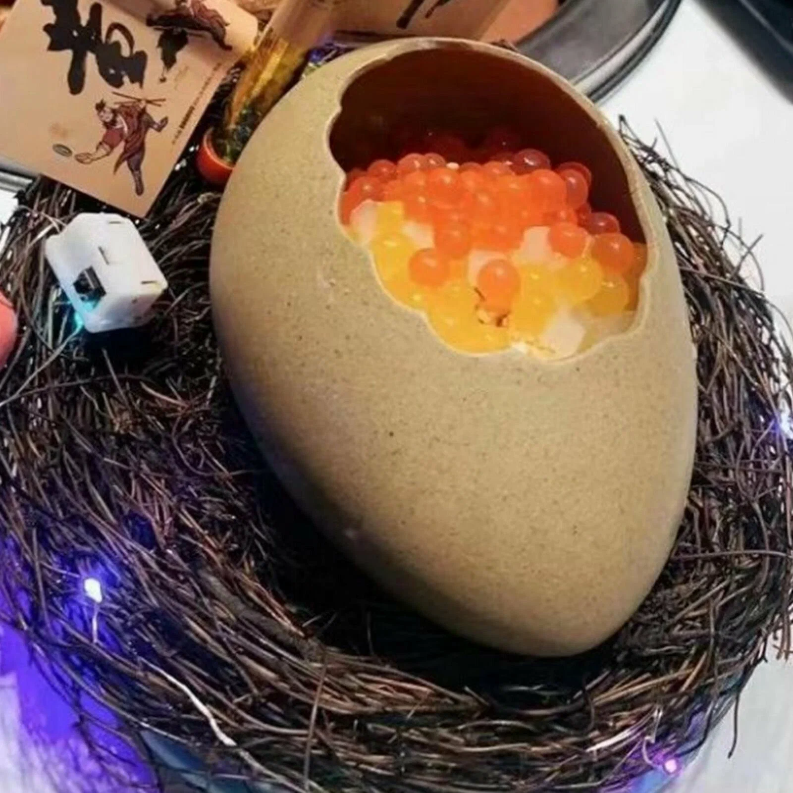Керамическая миска в форме яичной скорлупы для десертов и закусок - изображение 4