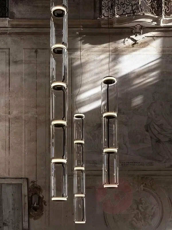 Подвесная люстра FLOS Noctambule Cylinder Suspension - изображение 4