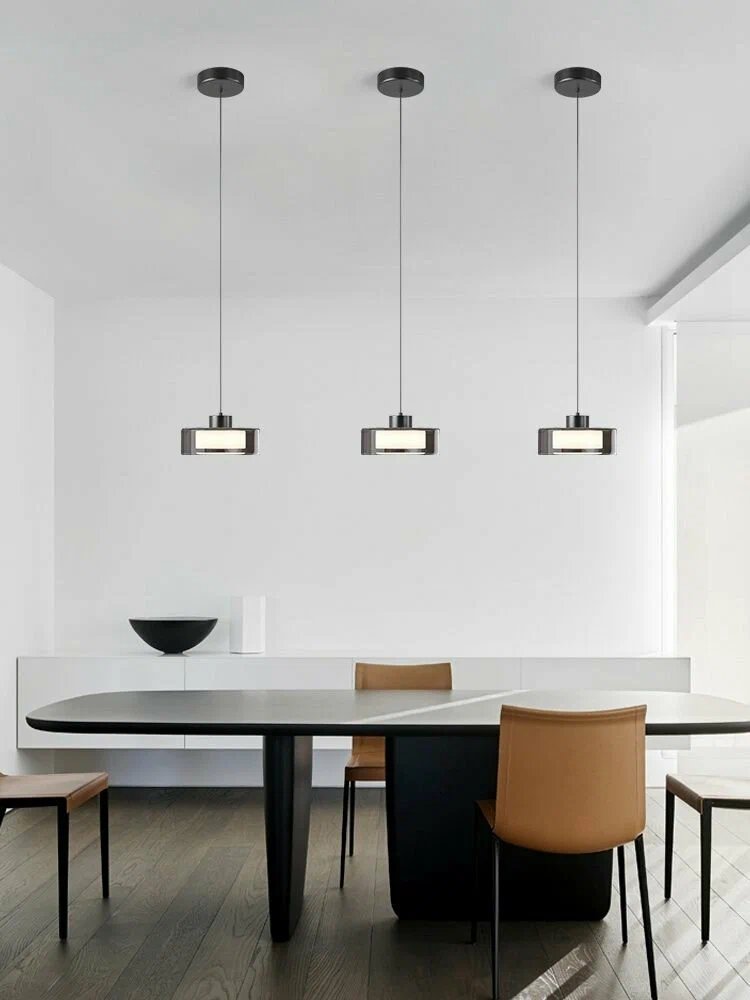 Cassina DD5 Современный потолочный подвесной светильник для кухни/гостиной/спальни и т. д. Матовый черный 150*100MM LED 6W - изображение 2