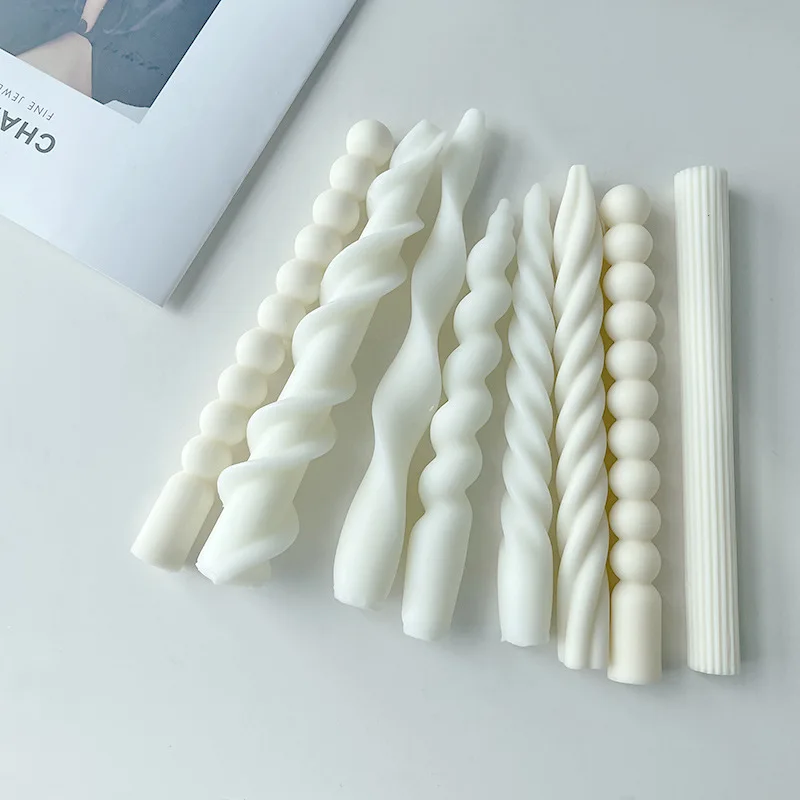 Силиконовые формы для 3D-свечей: DIY-формы для длинных витых спиральных конических свечей