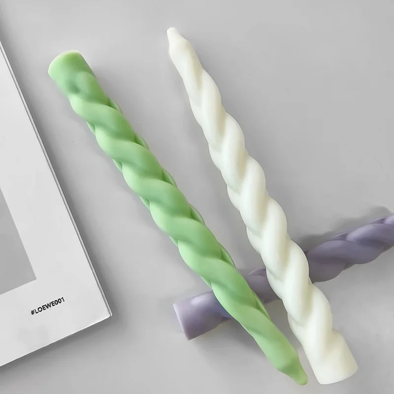 Силиконовые формы для 3D-свечей: DIY-формы для длинных витых спиральных конических свечей - изображение 7